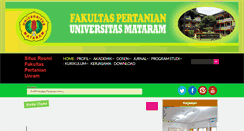 Desktop Screenshot of fp.unram.ac.id