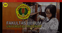 Desktop Screenshot of fh.unram.ac.id